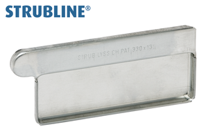 Anklemmboden links eckig 250 mm 129 "Strubline" - Zink Spenglereihalbfabrikate