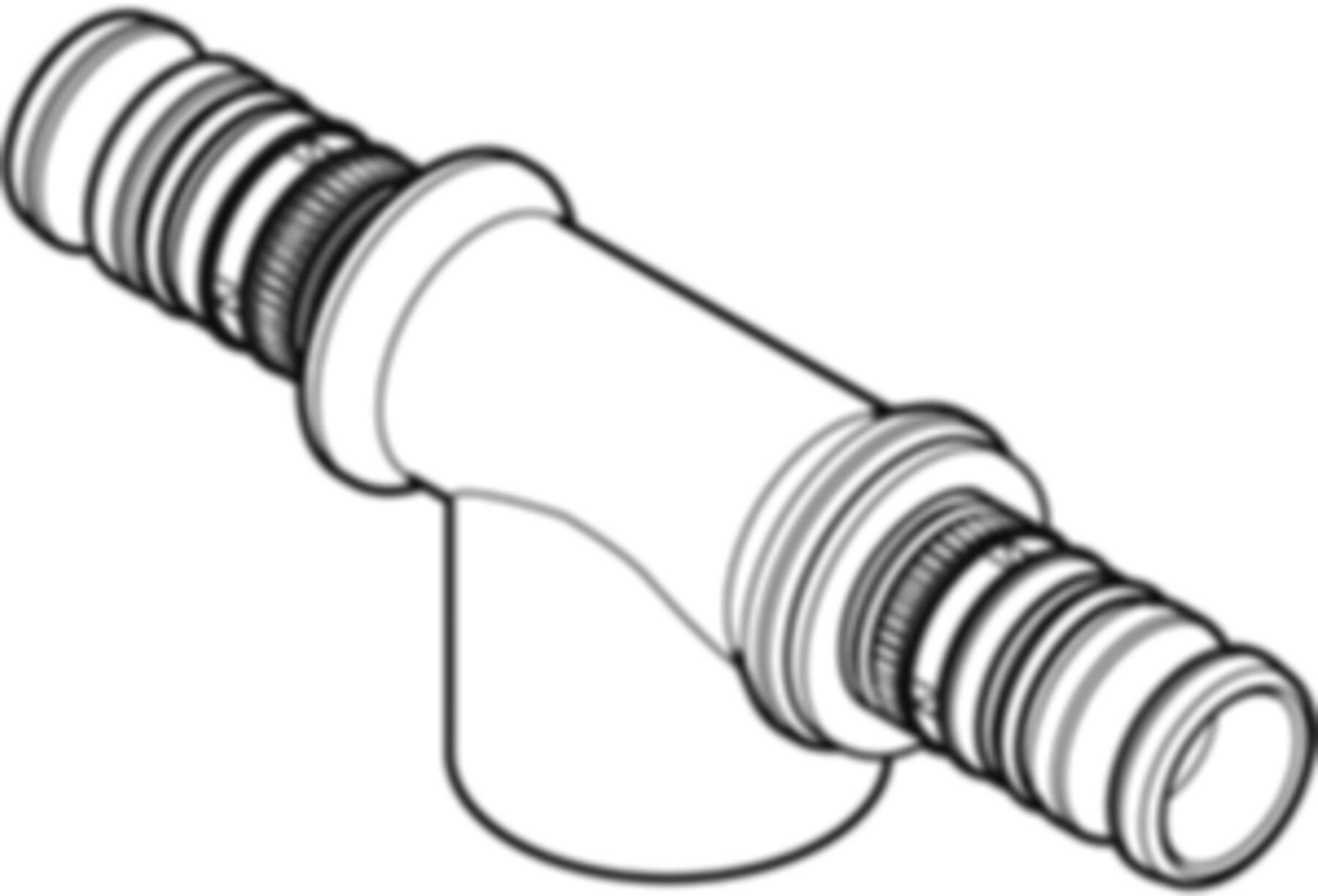 T-Stück m/IG 40mm- 1"-40mm 605.363.00.5 - Geberit-Mepla-Formstücke