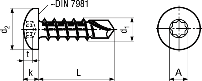 Lins-Bohrsch I-8kt ecosyn®-MRX INOX BN20581 4,2x16/S2 - Bossard Schrauben