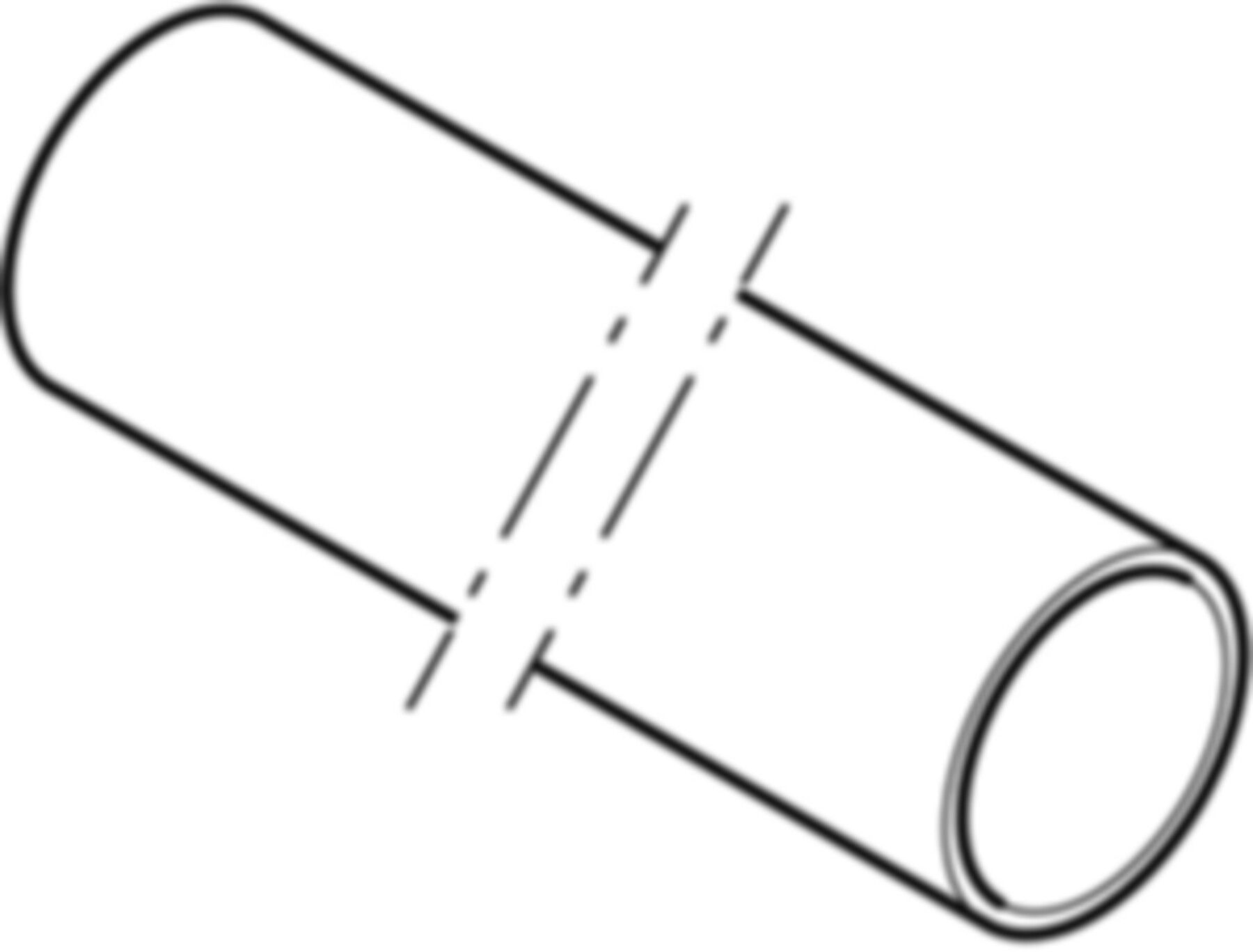 Rohr L=5m d 90mm 366.000.16.0 - Geberit-PE-Rohre