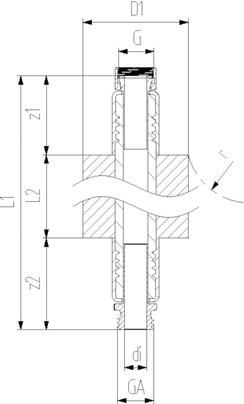 COOL-FIT Flexschlauch IG / AG DN20x 3/4" 738 924 307 - GF COOL-FIT 2.0