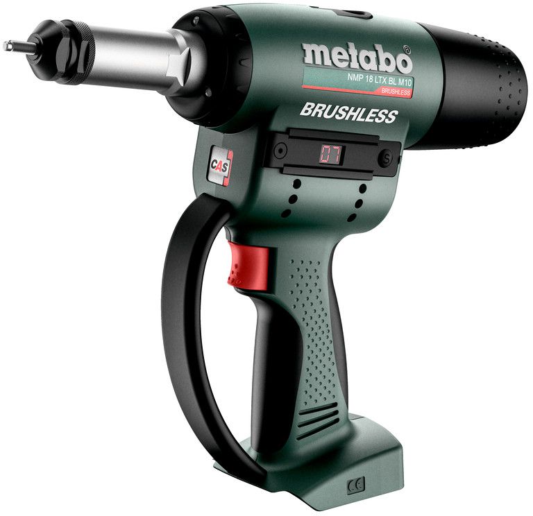 Akku-Nietmutternpistole NMP 18 LTX BL M10 18V, solo in metaBOX - Metabo Elektrowerkzeuge