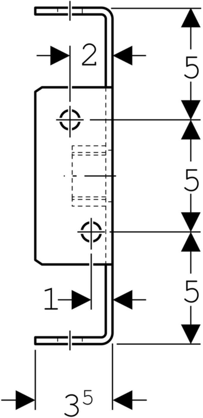 Rohrhalter für Fixpunkt 461.099.00.1 - Geberit-GIS