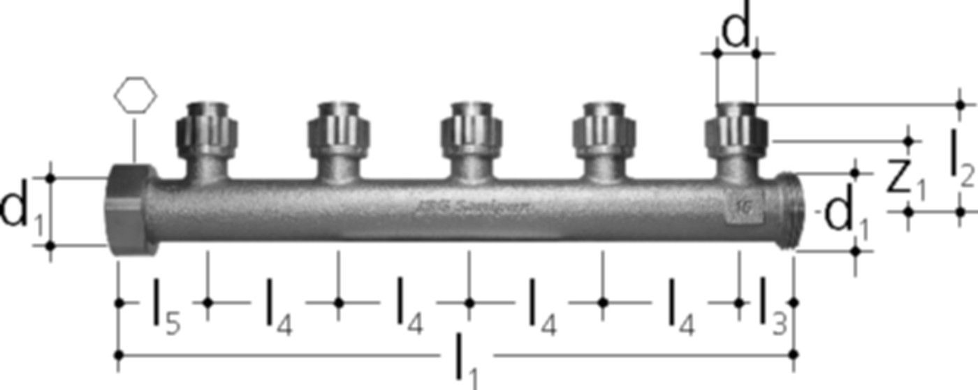 Verteiler +GF+ JRG Sanipex