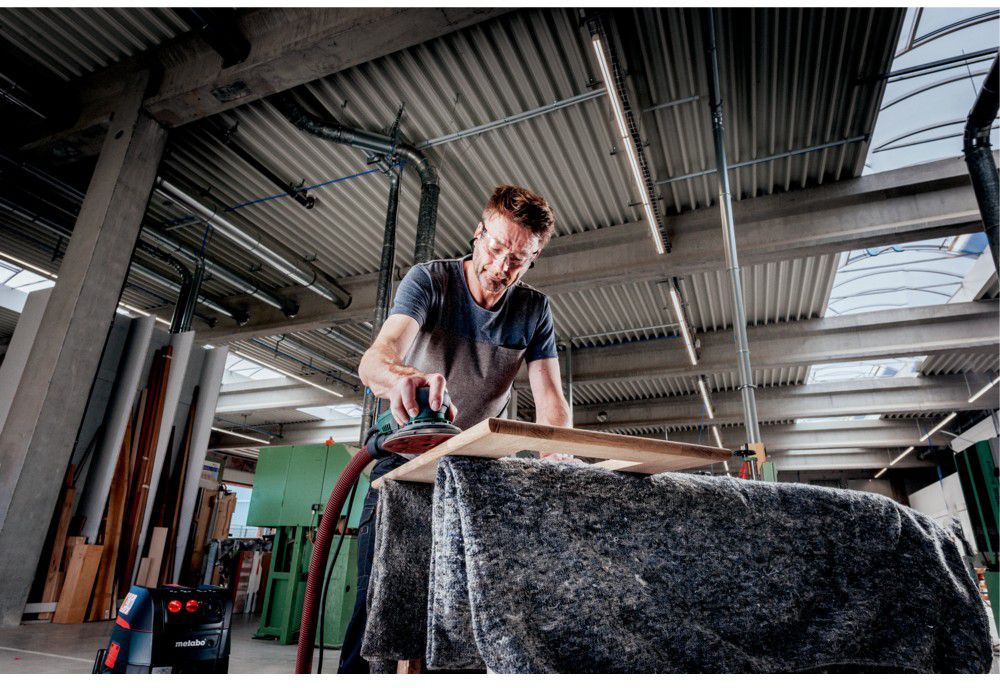 Exzenterschleifer SXE 150-5.0 BL Ø 150mm, 350W, 4000-10000/min, Schwingkreis 5mm - Metabo Elektrowerkzeuge