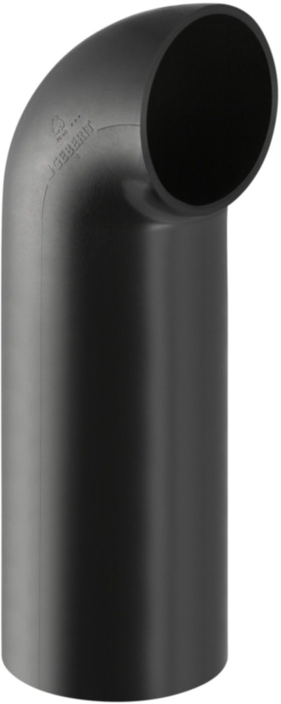 Bogen 90° mit engem Radius 366.876.16.1 d 90mm - Geberit-PE-Formstücke