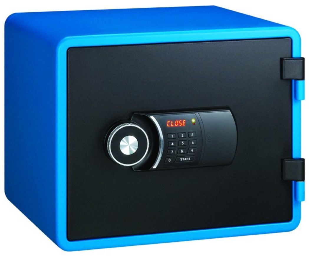 Feuerschutz-Tresor 60P VT-FS Blau mit Elektronikschloss - Möbeltresore