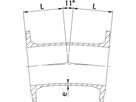 Flanschen-Bogen 11° Typ FFK PN 16 DN 250 - WILD Flanschformstücke