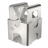 Leitungsh. m/Bohrung 6.5mm Inox 6-10 AF 240.001.000 / AV 59 Quadro - AF Blitzschutzprogramm