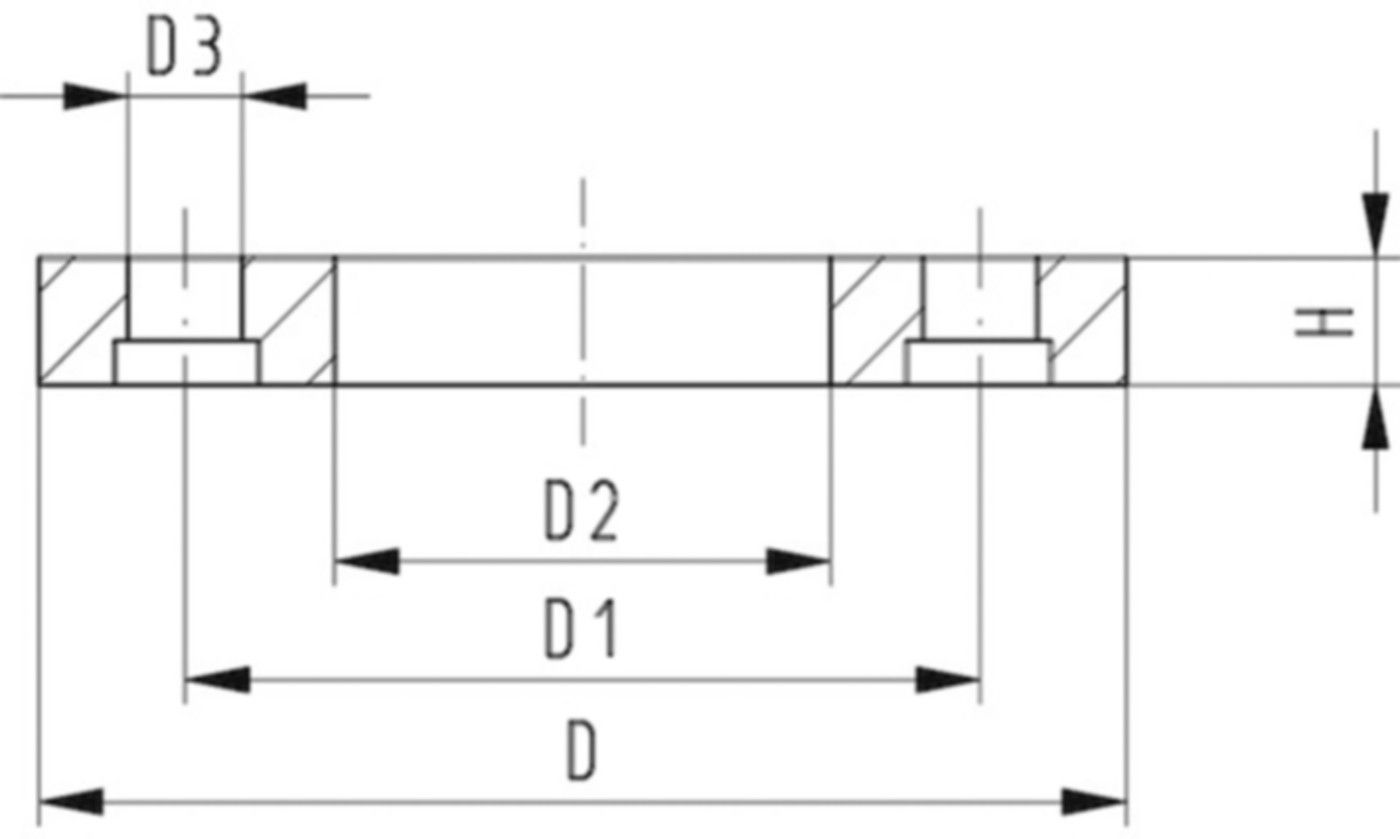 Lose Flansche PN 16 IPP 25mm 5085 761 065 271 - GF Instaflex-HWS-Schweisssystem