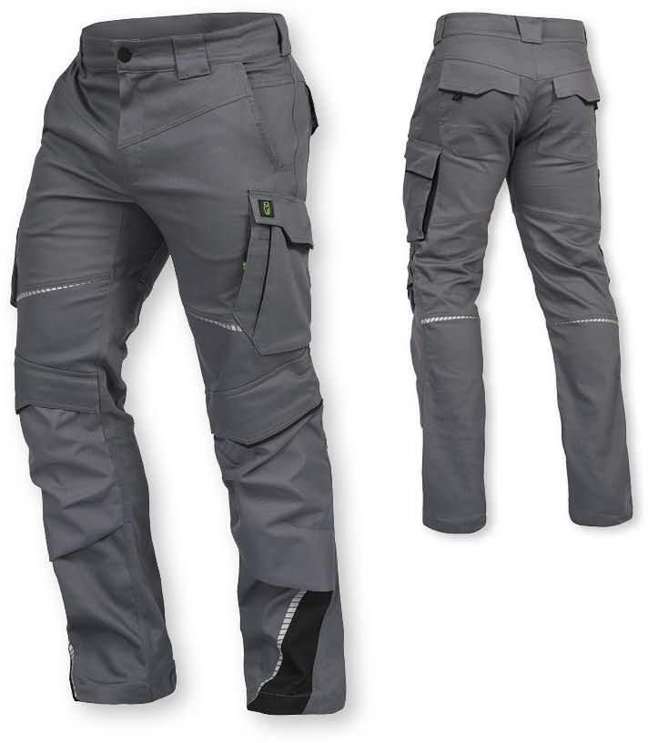 Bundhose Leib Wächter Herren grau/schwarz, Gr. 44 - Textilien