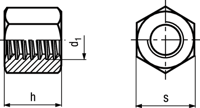 6-kt-Mu Trapezgewinde ~1,5d st 5 BN423 TR18x4 - Bossard Schrauben