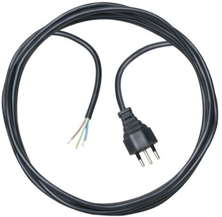 BRENNENSTUHL Anschlusskabel 5m, TD 3x1 mm², Schwarz - Stromverteilung