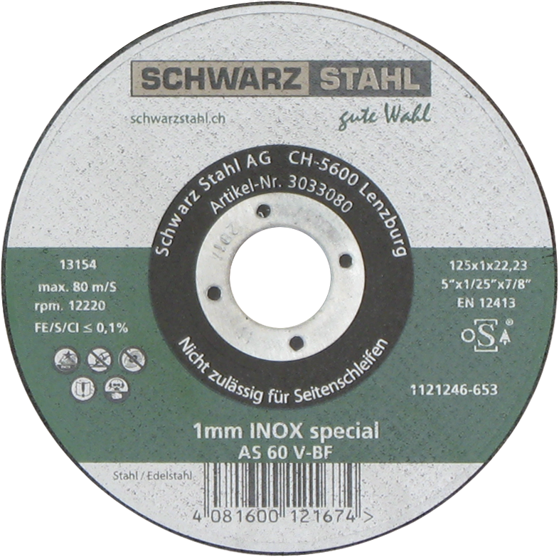 PFERD Trennscheibe, extra dünn EHT 125-1,0x22mm A60 P - Schleifen, Trennen