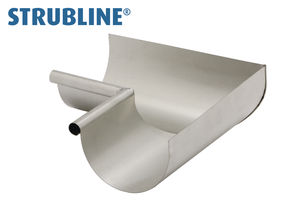 Rinnenwinkel innere 250 mm 141 gefalzt/gelötet "Strubline" - Uginox Spenglereihalbfabrikate