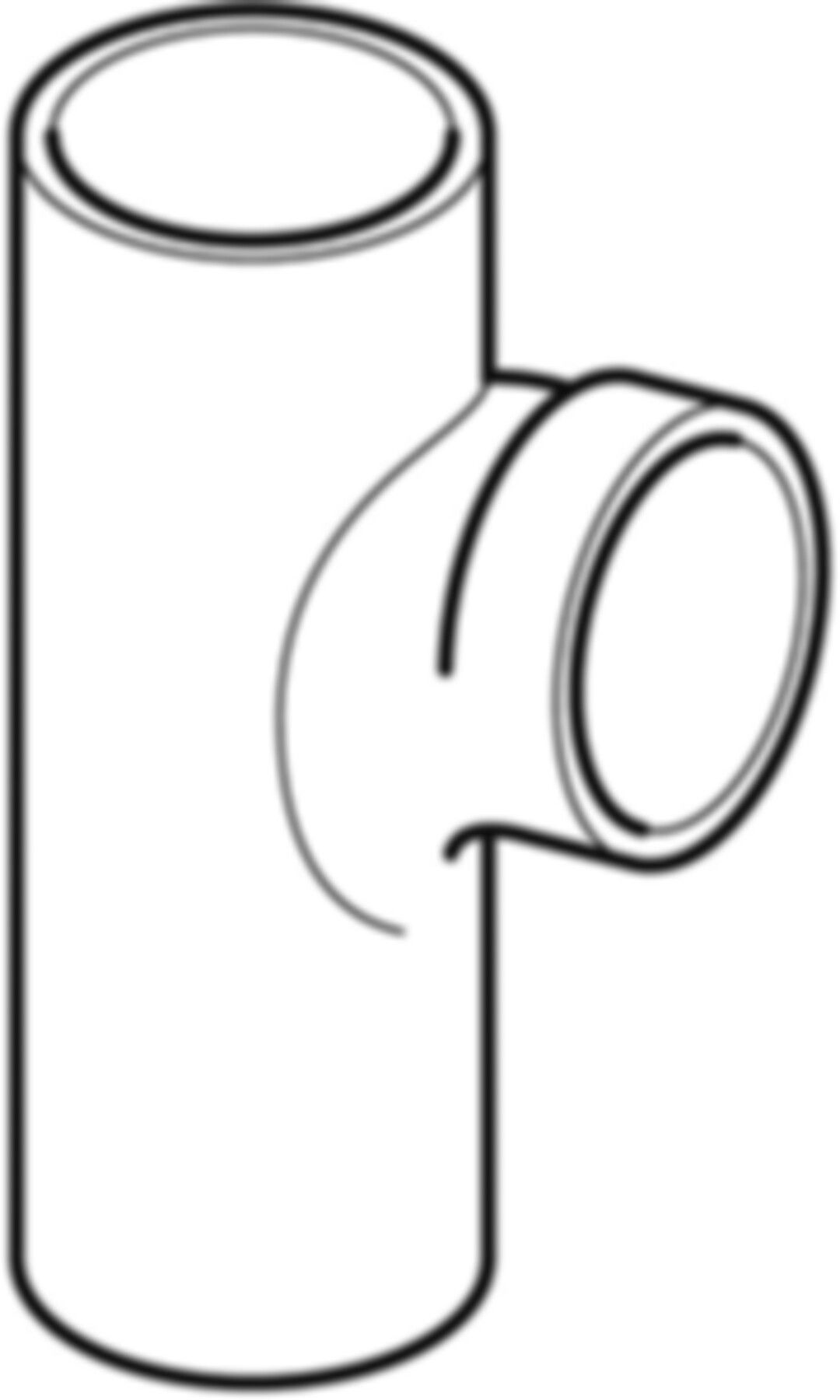 Bogenabzweig 88,5° 367.163.16.1 d 110/110mm - Geberit-PE-Formstücke