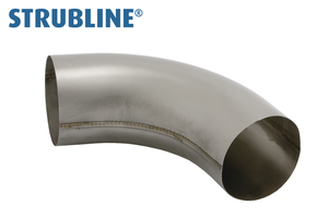 Ablaufrohrbogen gezogen 70° 75 mm 213 "Strubline" - MattpluS Spenglereihalbfabrikate