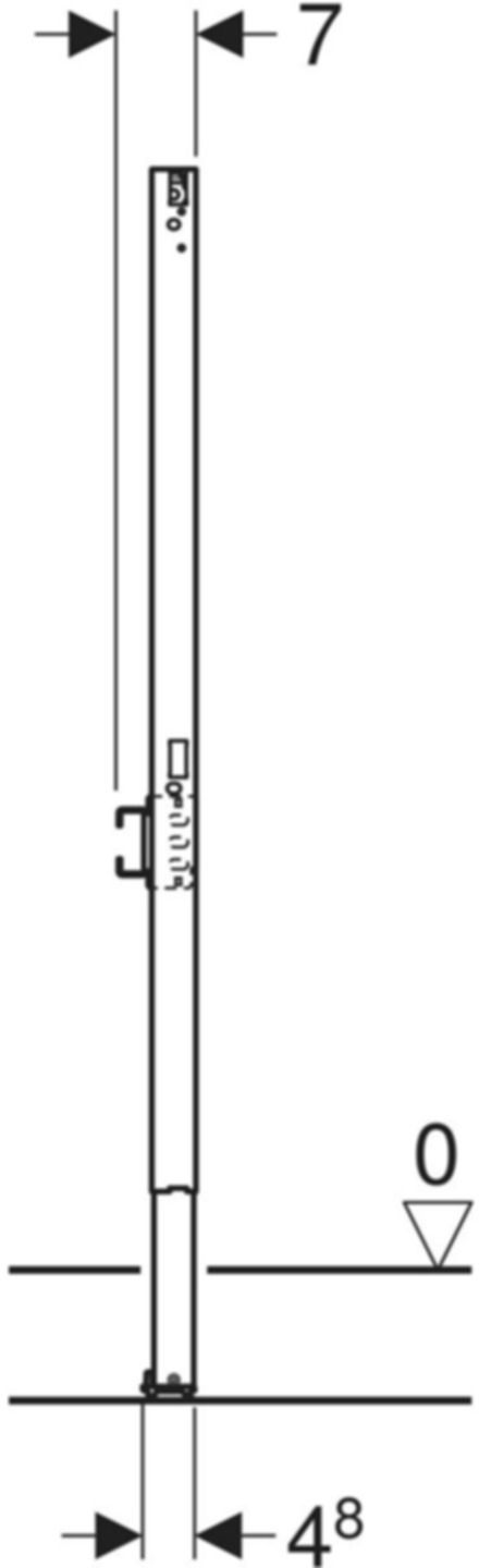 Element für Bade- und Duschenarmatur Typ 112 111.764.00.2 - Geberit-Duofix