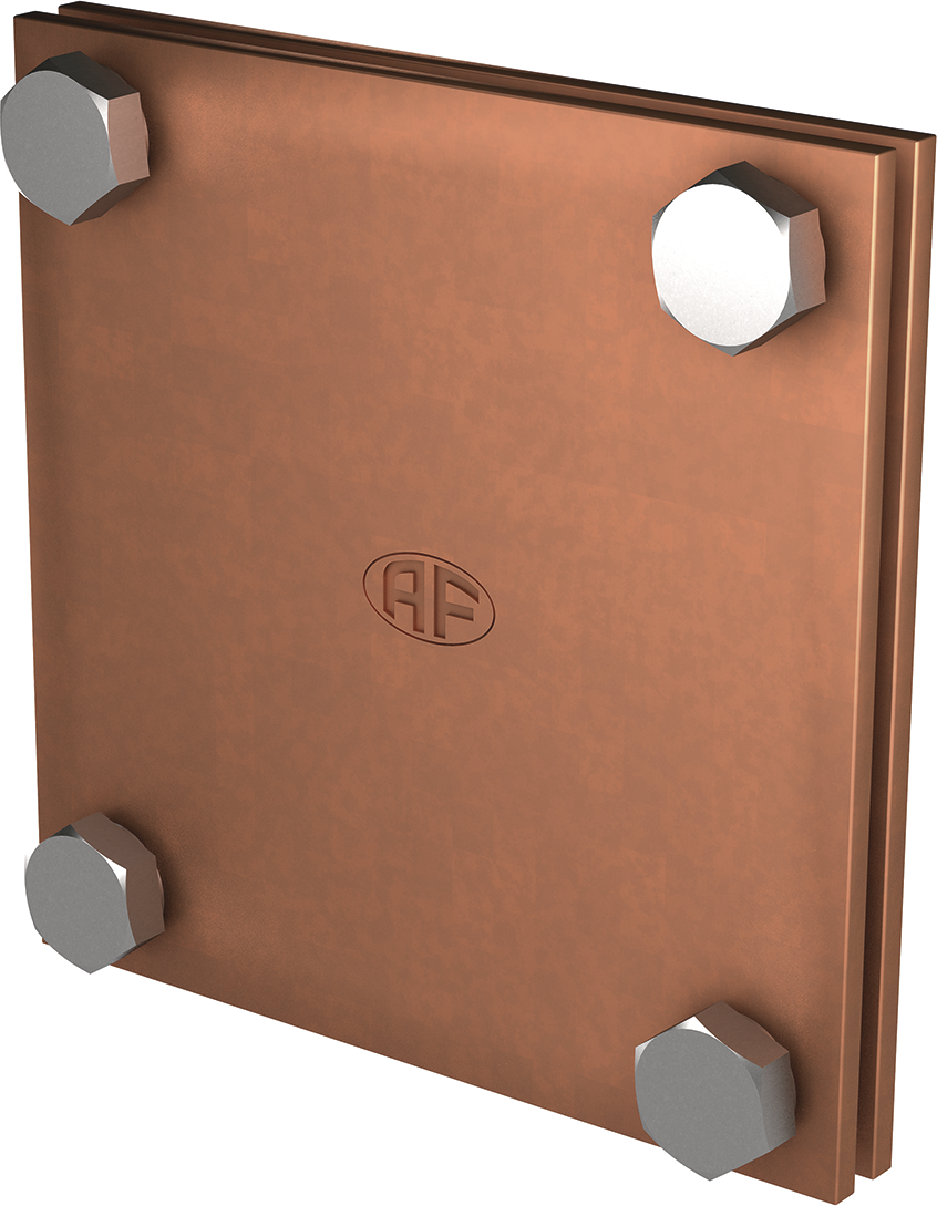 Kreuz+Parallelverbindung f/Band Kupfer AF 265.002.430 / RE 47 - AF Blitzschutzprogramm