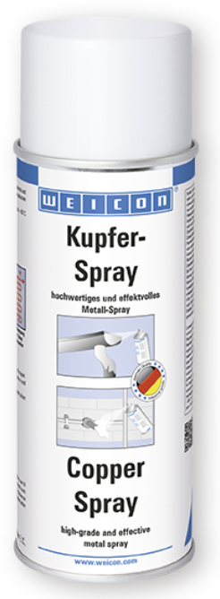 WEICON Kupfer-Spray 400 ml, für Metalle, schnell trocknend - Schmieren