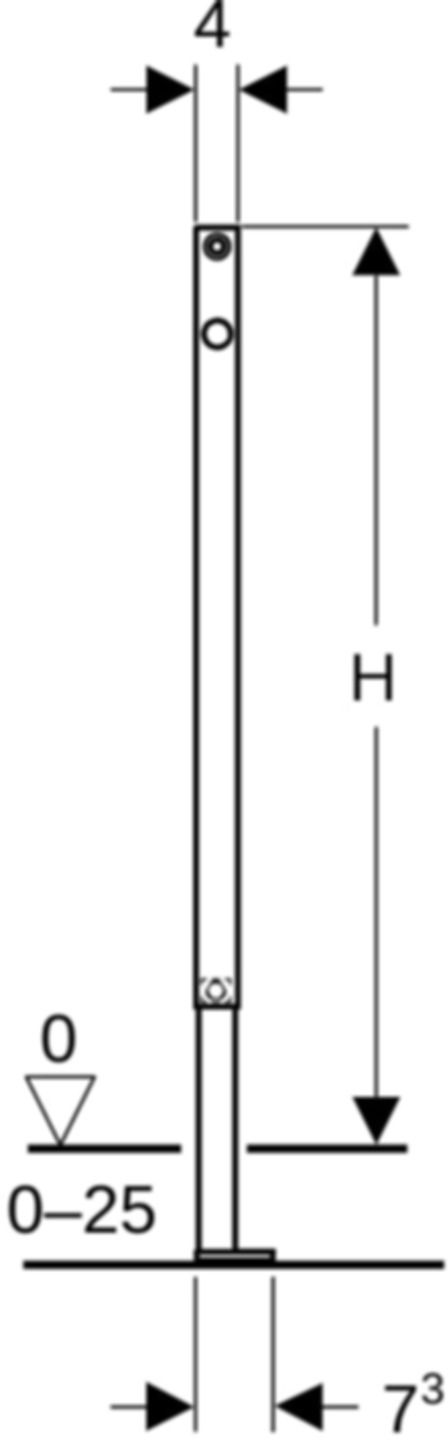 Abschlusselement Typ 144/112 111.834.00.2 - Geberit-Duofix