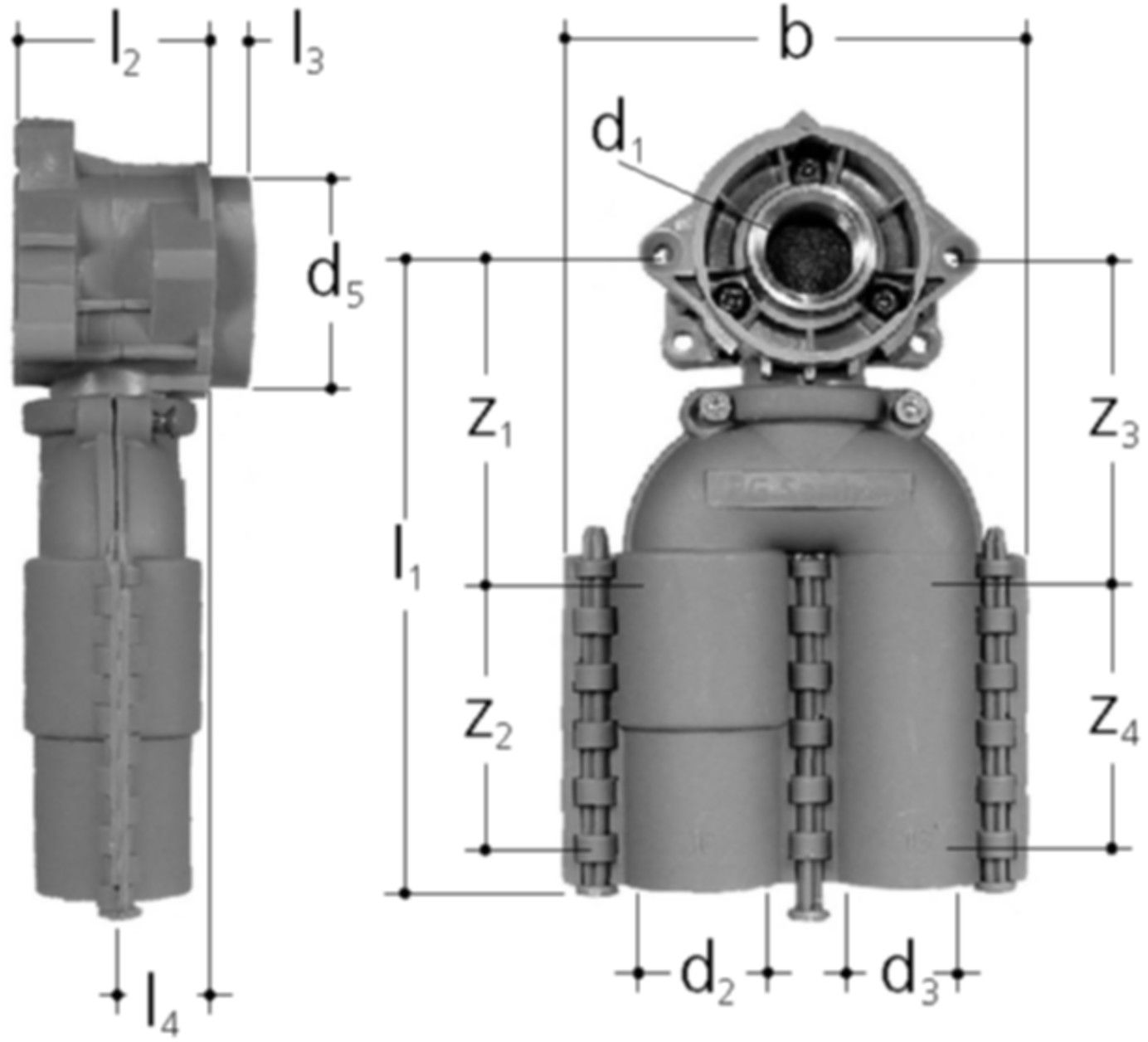 Doppelanschlussdosen +GF+ JRG Sanipex MT