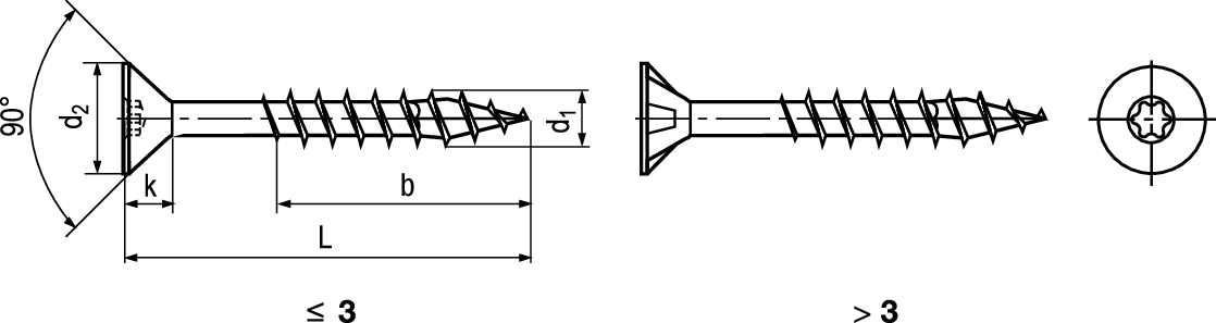SK-SPAX® m Teilgew I-6rd vzb/WIROX® BN20184 4,5x45/30a200(T20 - Bossard Spanplattenschrauben SPAX