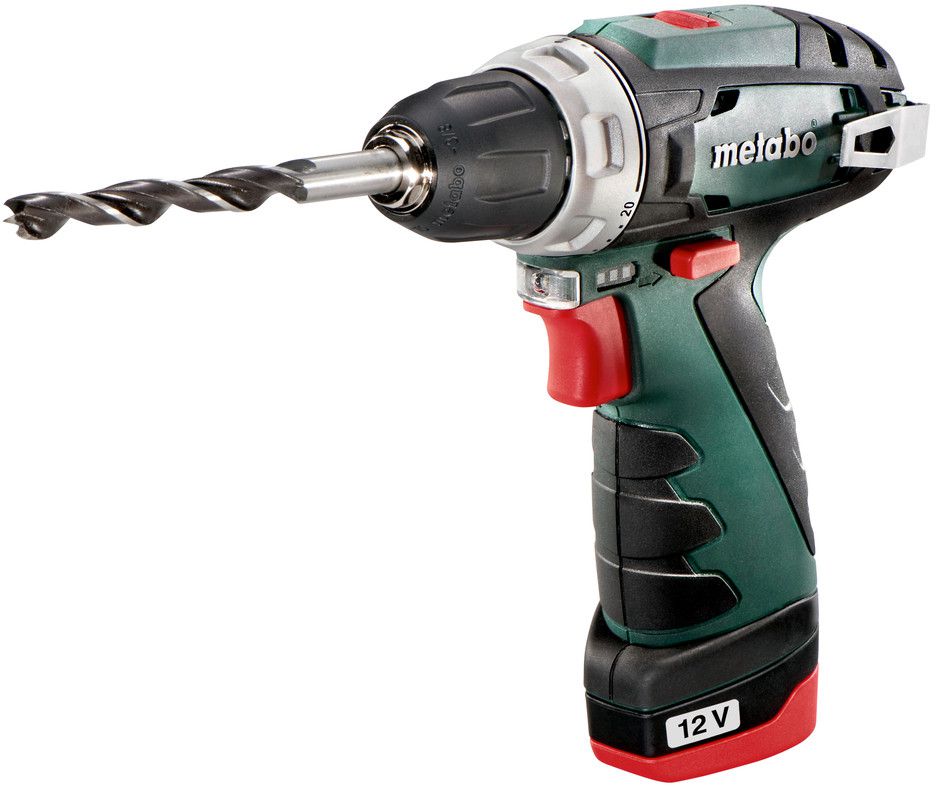 Akku-Bohrschrauber PowerMaxx BS 10.8V, 1 x 2.0Ah, in Tasche, 600079500 - Metabo Elektrowerkzeuge