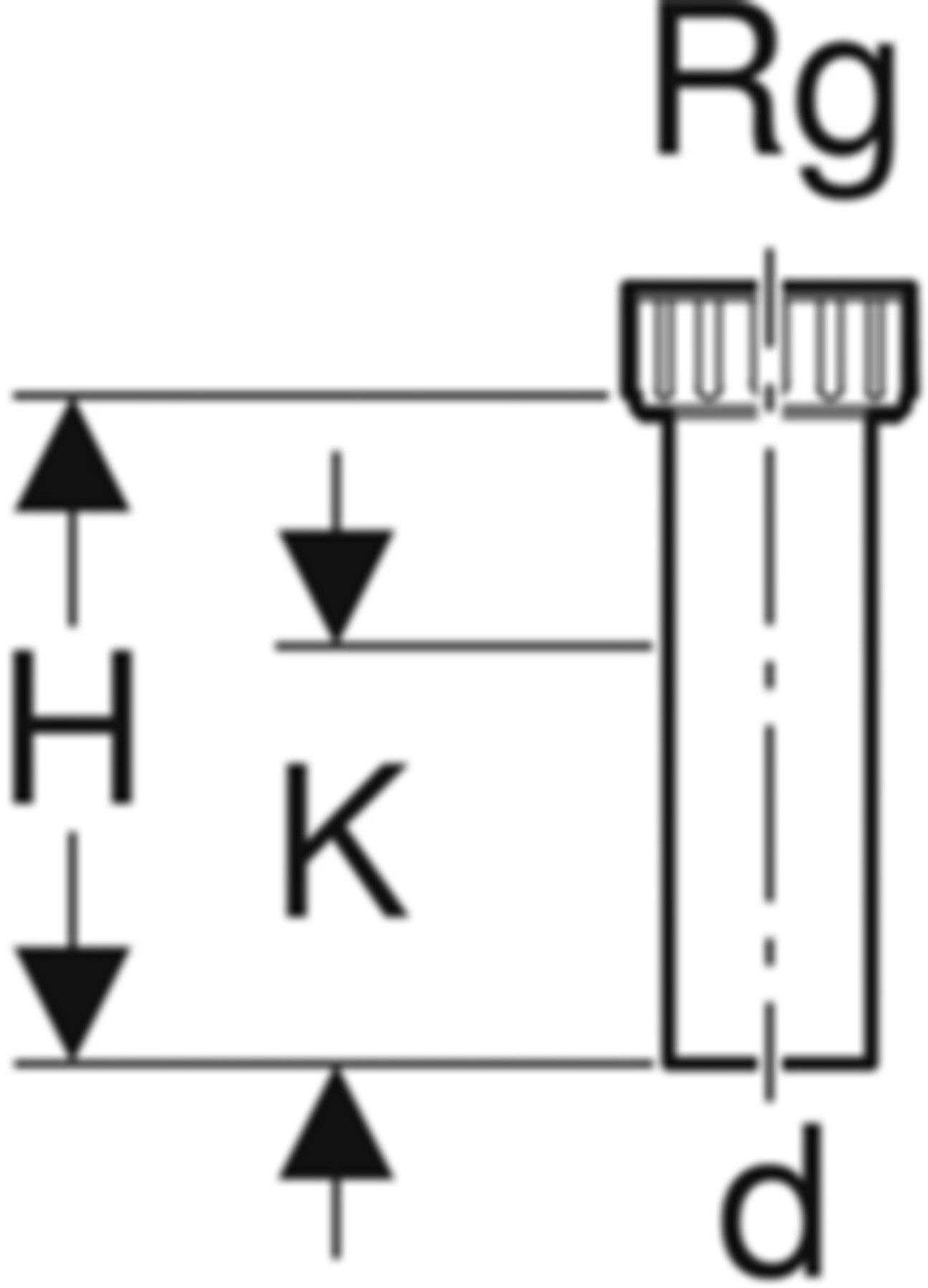 Anschlussstutzen mit Verschraubung und Dichtung d 50mm - 2" 152.114.16.1 - Geberit-Sifon + Apparateanschlüsse