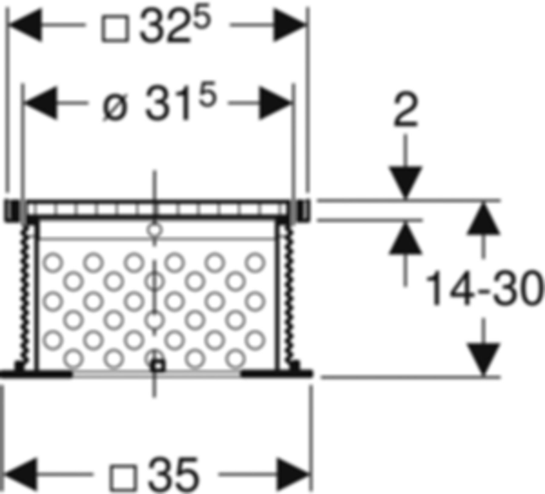 Pluvia Zusatzset begehbar 359.635.00.1 - Geberit-Dachentwässerung