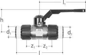 Kugelhahnen +GF+ JRG Sanipex MT