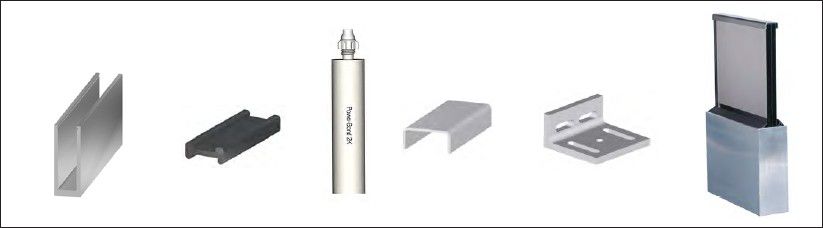 Bohrloch-Service Senkloch Seitenmontage Ganzglasgeländer-System Ø 10 mm - INOXTECH-Handlauf-/Geländer-System