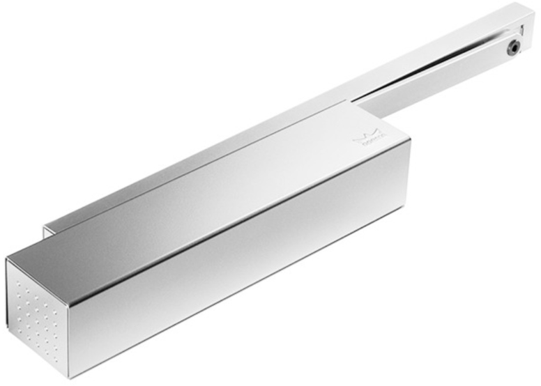 Dormakaba Gleitschienen-Türschliesser TS 93G silber, bis Türbreite 1250mm, Contur Design - Türöffner, Türschliesser, Türfeststeller
