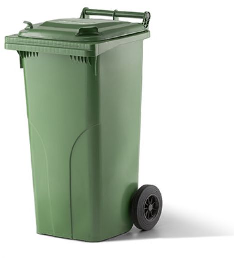 Kleincontainer aus Polyethylen 120L, grün - Container