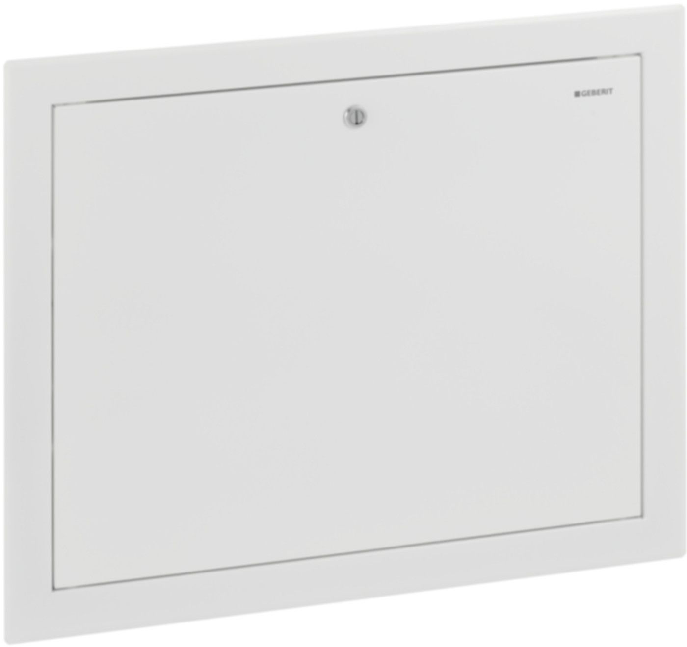 Türe zu Verteilerschrank 650.420.IH.2 B 600 mm H 498 mm RAL 9016 - Geberit-Push Fit-Formstücke