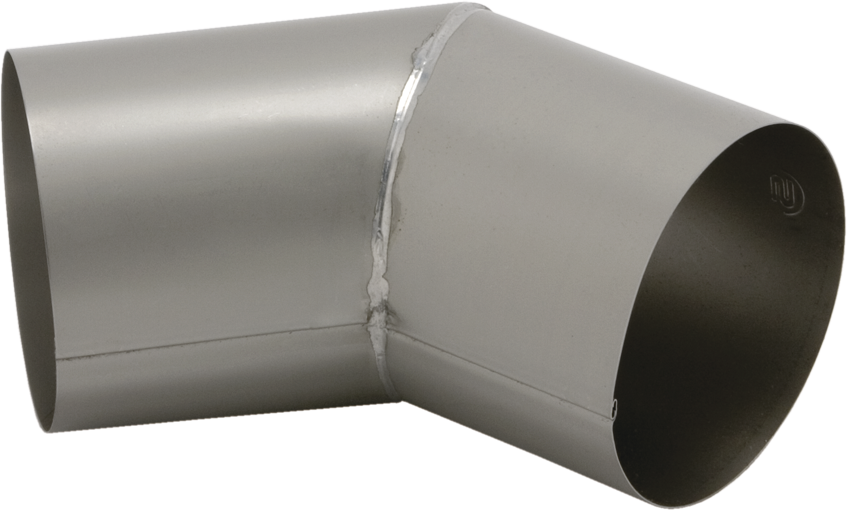 Ablaufrohrwinkel 45° 75 mm 222 ************************************** - MattpluS Spenglereihalbfabrikate