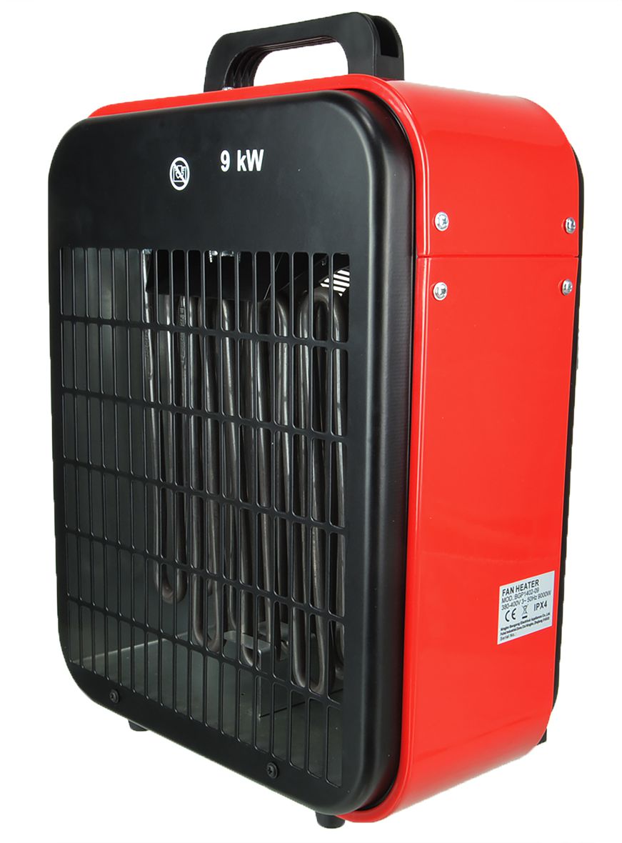 Elektroheizgerät 9 kW, Heizspirale 400V, 1253m3/h, 410x240x290mm - Klima