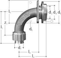 Anschlussbögen +GF+ JRG Sanipex