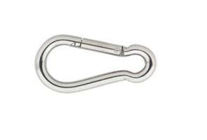 Feuerwehrkarabiner, INOX A4 Ø 5mm, L= 50mm - Ketten und Zubehör