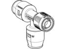T-Stück 16mm-16mm-1/2" 650.503.00.1 mit MasterFix - Geberit-Push Fit-Formstücke