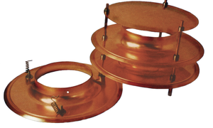 Kupfer 3D ohne Anschl. 100 mm - Sairlift Kaminhüte