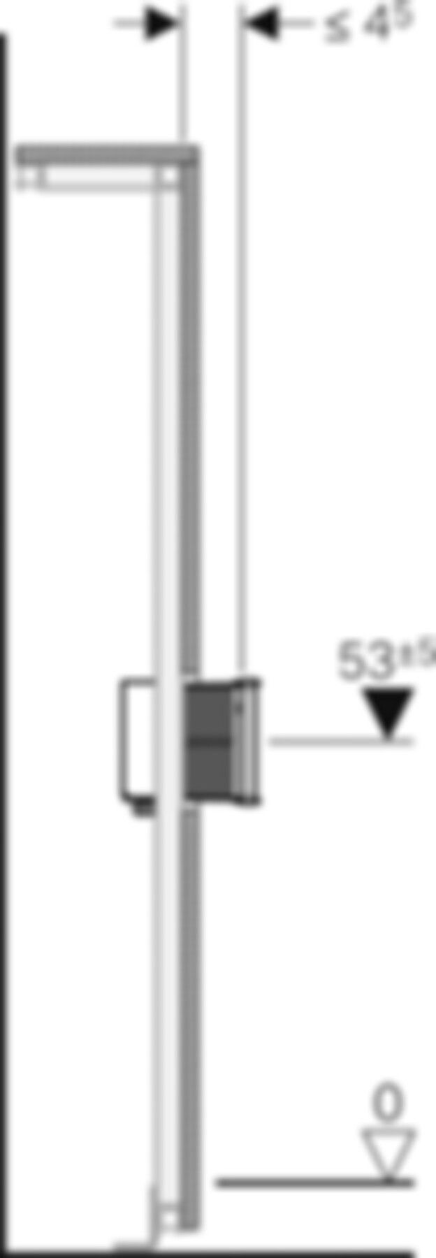 Traverse 461.145.00.1 für Standarmatur mit UP-Funktionsbox - Geberit-GIS