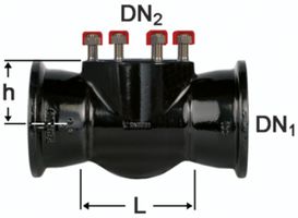 T-Stücke vonRoll hydro Fig. 2854 (UA)
