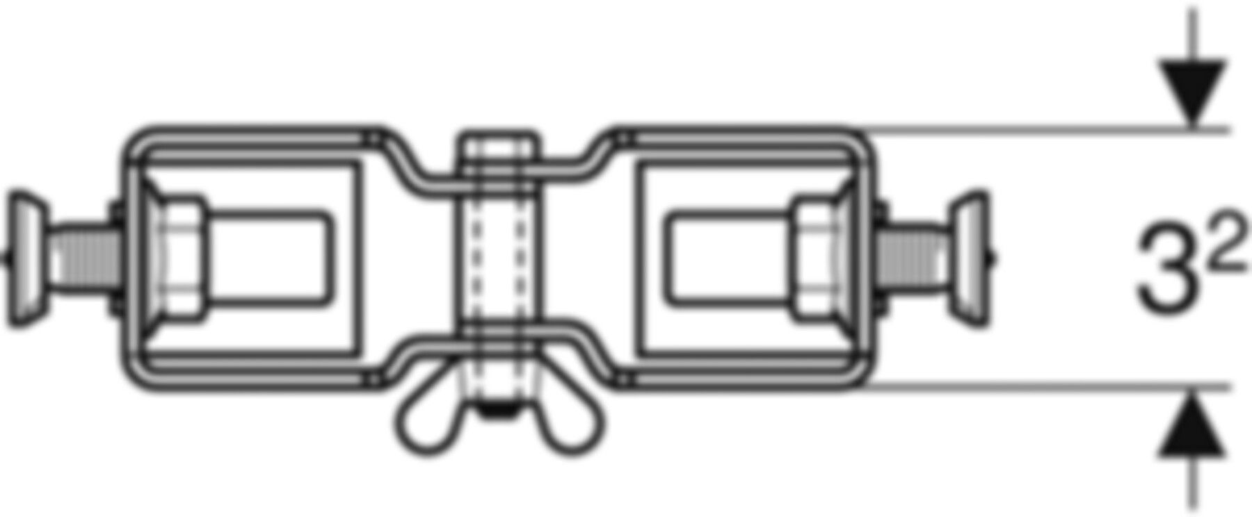 Eckanschluss 461.804.00.1 - Geberit-GIS