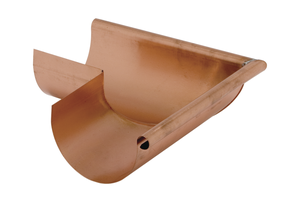 Rinnenwinkel äussere 200 mm 140 gefalzt/gelötet "Strubline" - Kupfer Spenglereihalbfabrikate