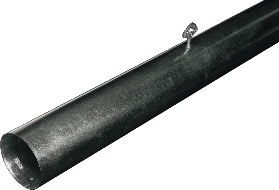Schlüsselrohre schwarz 105/1000mm 851 - Ofenrohre und Zubehör