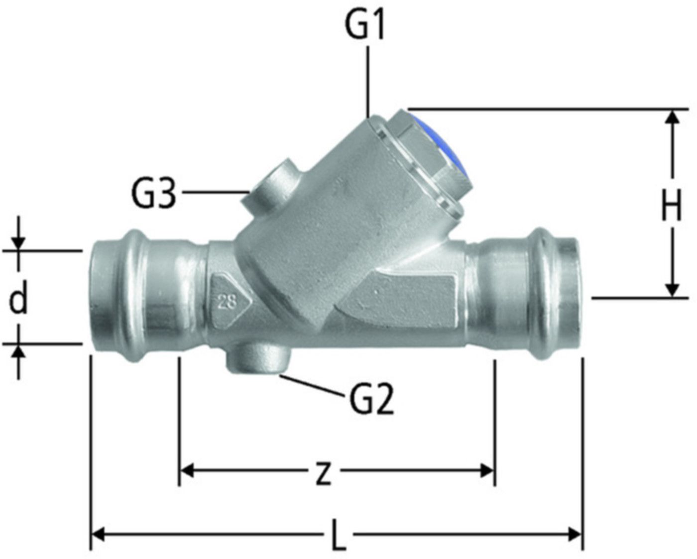 Rückflussverhinderer NUSSBAUM Optipress-Aquaplus