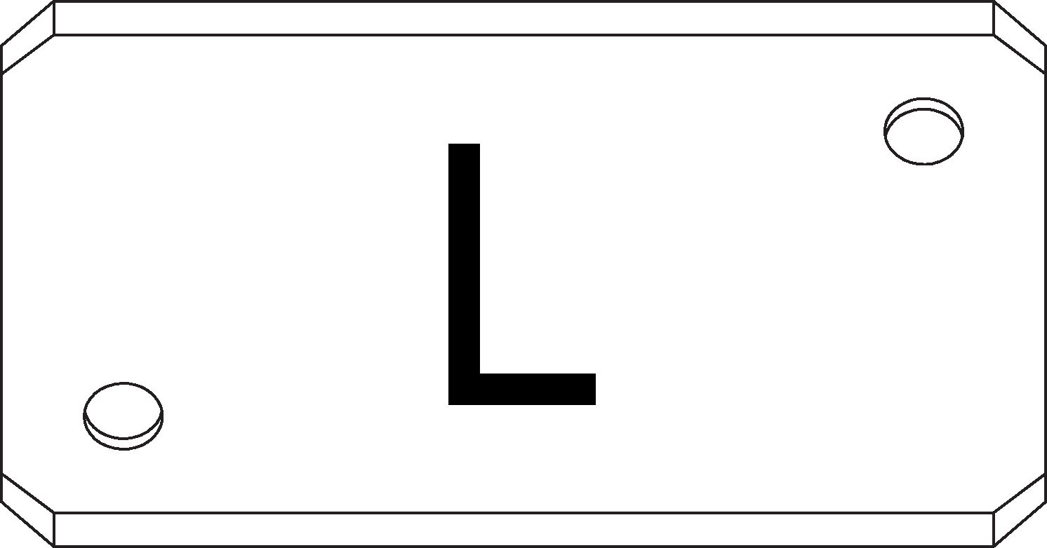 Auflagebleche breite Ausführung L Ø 42.4 mm L 60 mm 126773 - INOXTECH-Handlauf-/Geländer-System