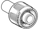 Übergang 1/2"-15mm 61112 mit Steckende, mit MasterFix - Mapress-Sanitär-Presssystem-Formstücke