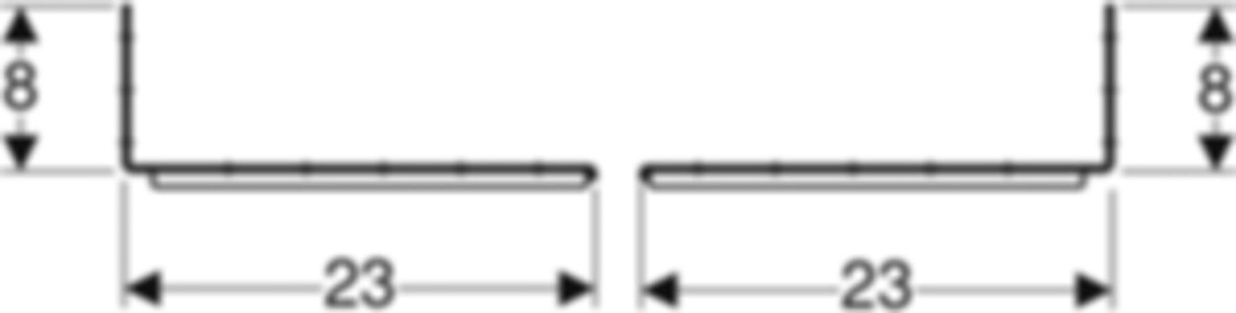 Bausatz für Ständerabstand 50-65 cm 111.869.00.1 - Geberit-Duofix